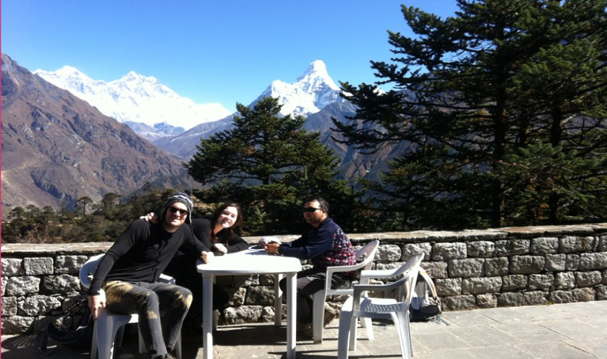 Everest view from Everest Hotel